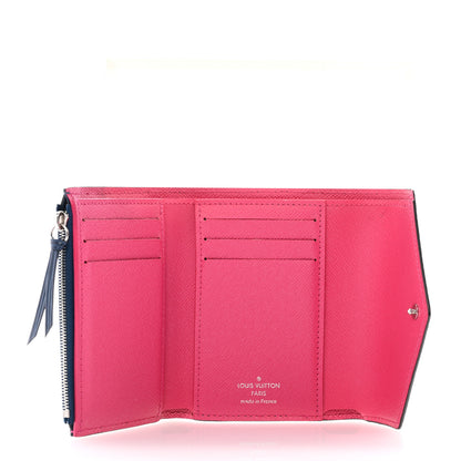 Louis Vuitton Epi Victorine Wallet Indigo Hot Pink 5 of 11