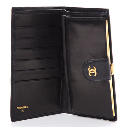 Chanel Caviar Stitched French Wallet Black 4 of 12