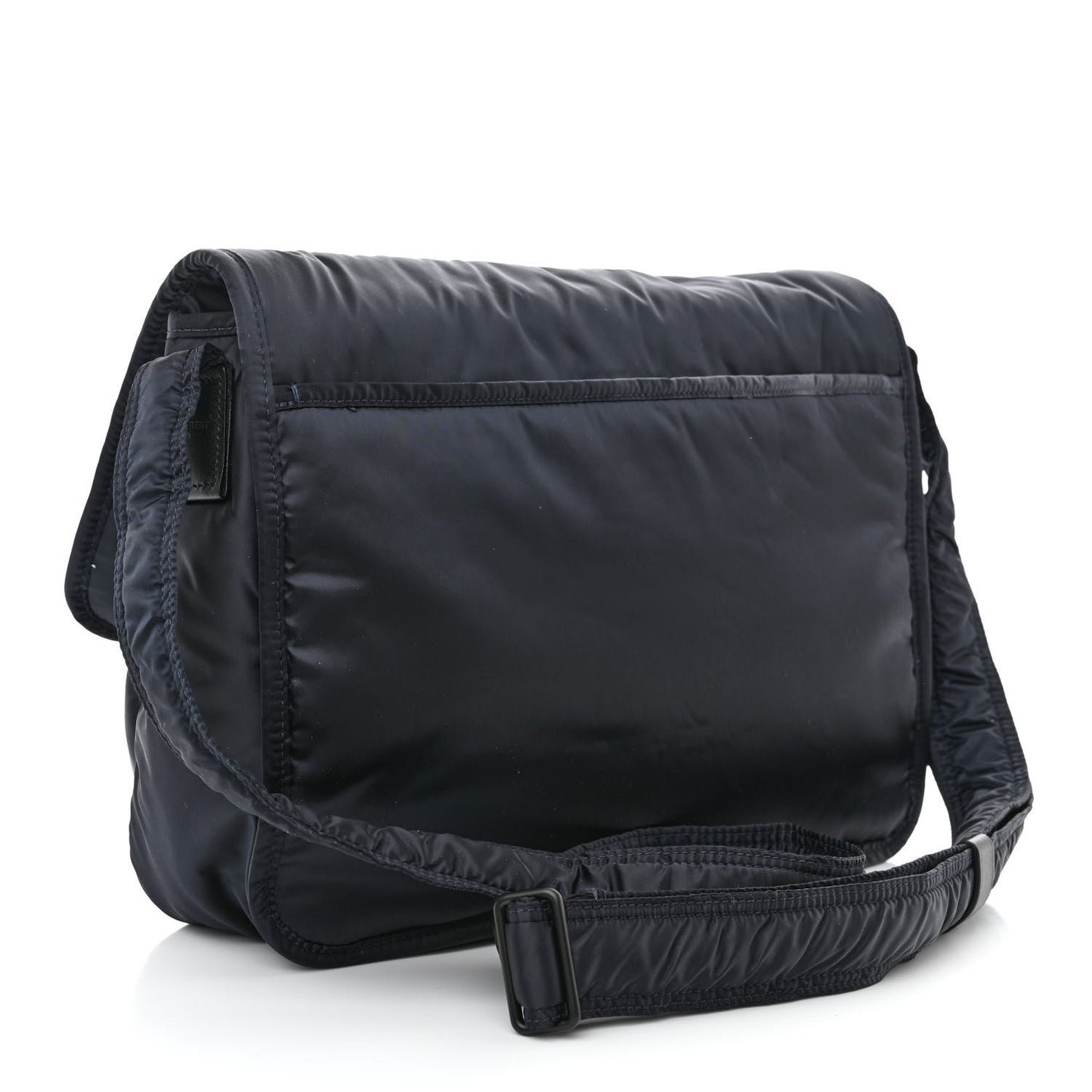 Nylon Niki Messenger Dark Blueberry Black