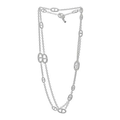 Hermes Sterling Silver Farandole Necklace 120 2 of 5