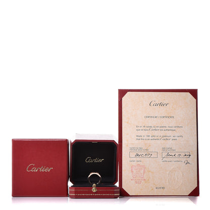 Cartier 18K Pink Gold Sapphire Garnet Amethyst 5.5mm LOVE Ring 51 5.75 5 of 5