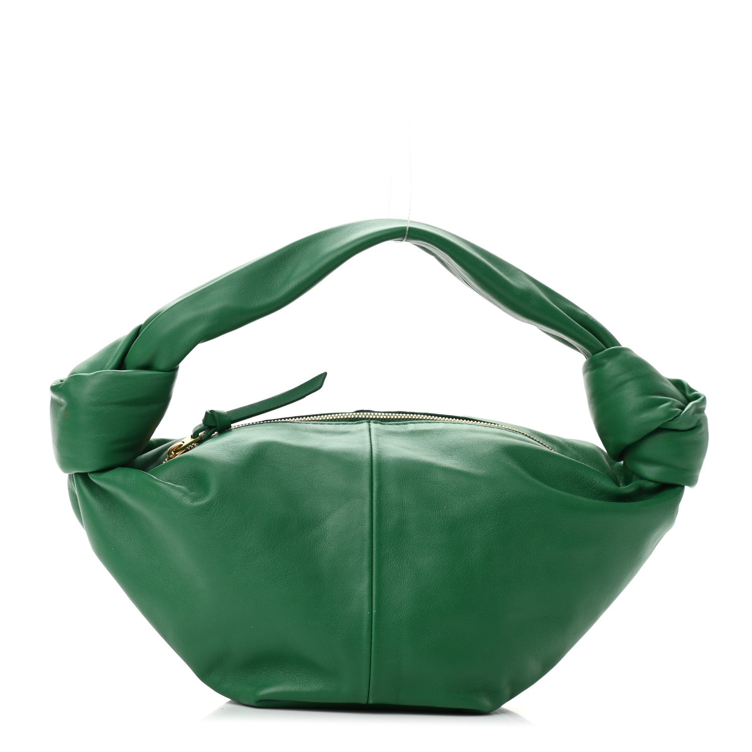 Bottega Veneta Nappa Mini Double Knot Bag Racing Green 1 of 10