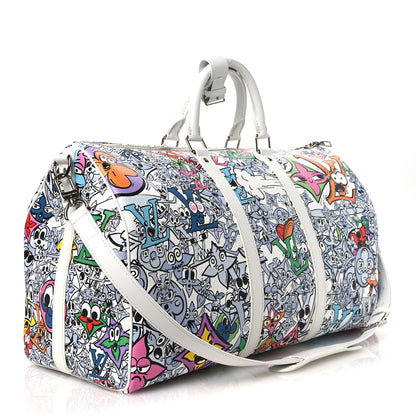 Louis Vuitton Monogram Comics Keepall Bandouliere 50 Multicolor 2 of 8