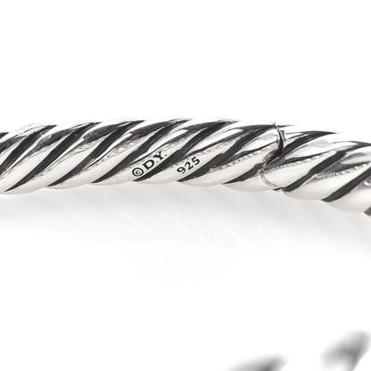 David Yurman Sterling Silver 17mm Pure Form Cable Bracelet 4 of 5
