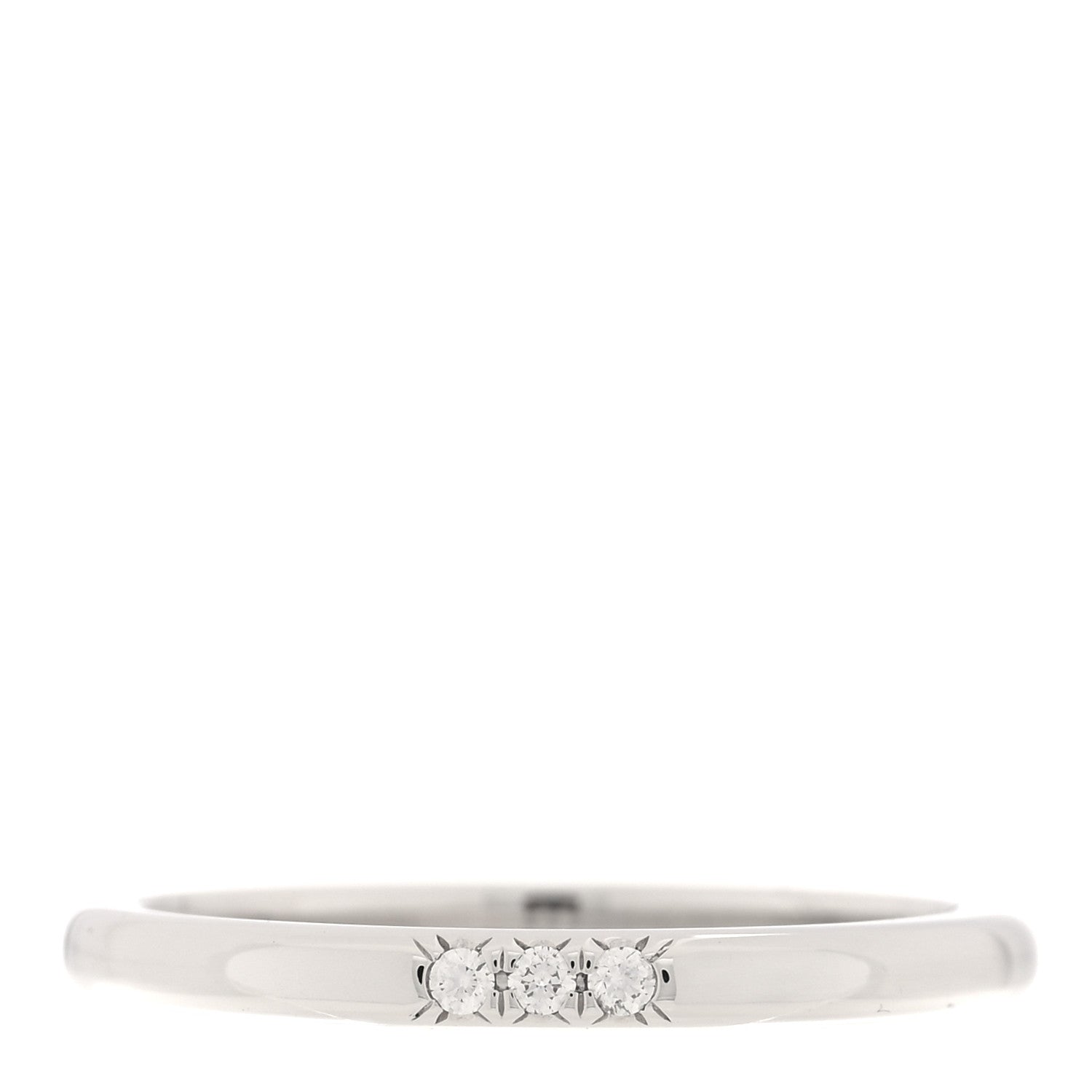 Tiffany Platinum Diamond 2mm Classic Wedding Band Ring 50 5.5 1 of 4