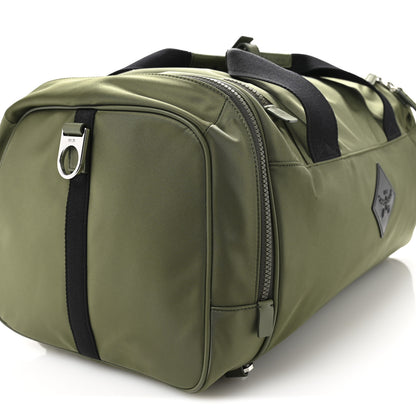 MCM Econyl Ottomar Weekender Backpack Khaki Moss 7 of 8