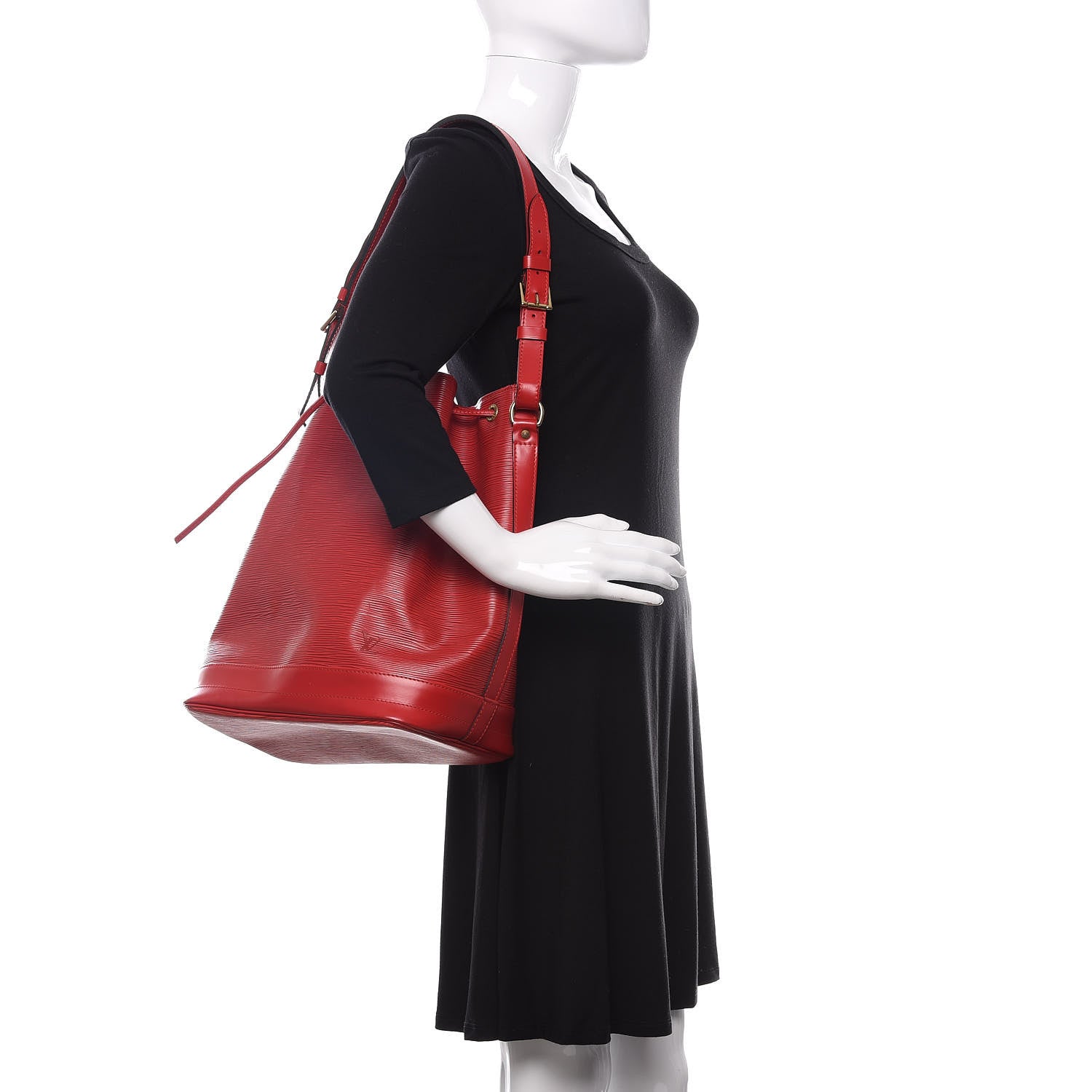 Louis Vuitton Epi Noe Castillan Red 2 of 9