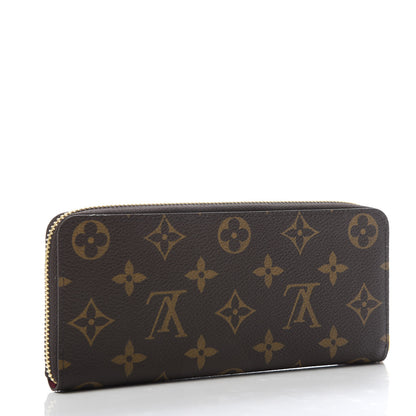 Louis Vuitton Monogram Clemence Wallet Fuchsia 3 of 10