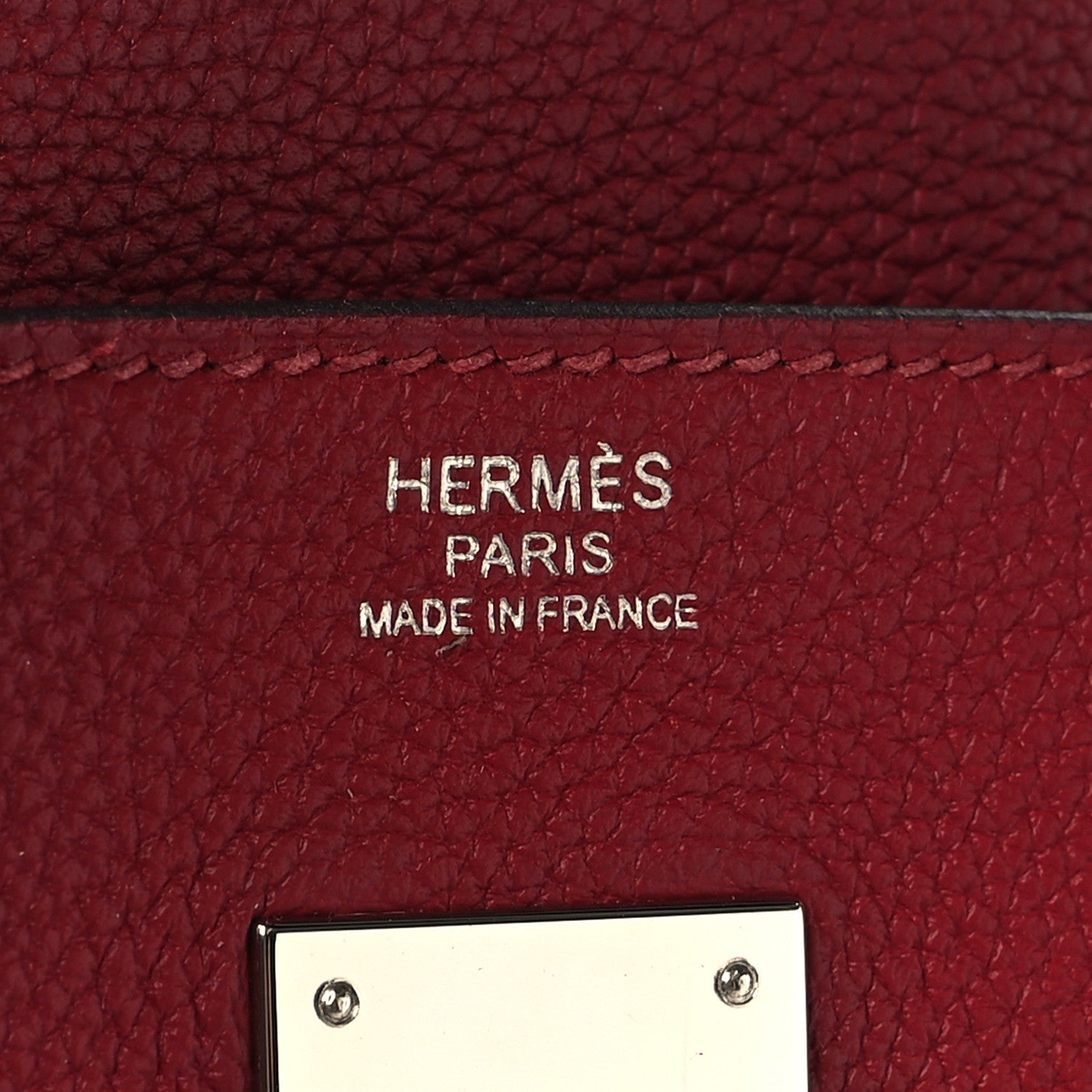 Hermes Togo Birkin 30 Rouge Grenat 5 of 12