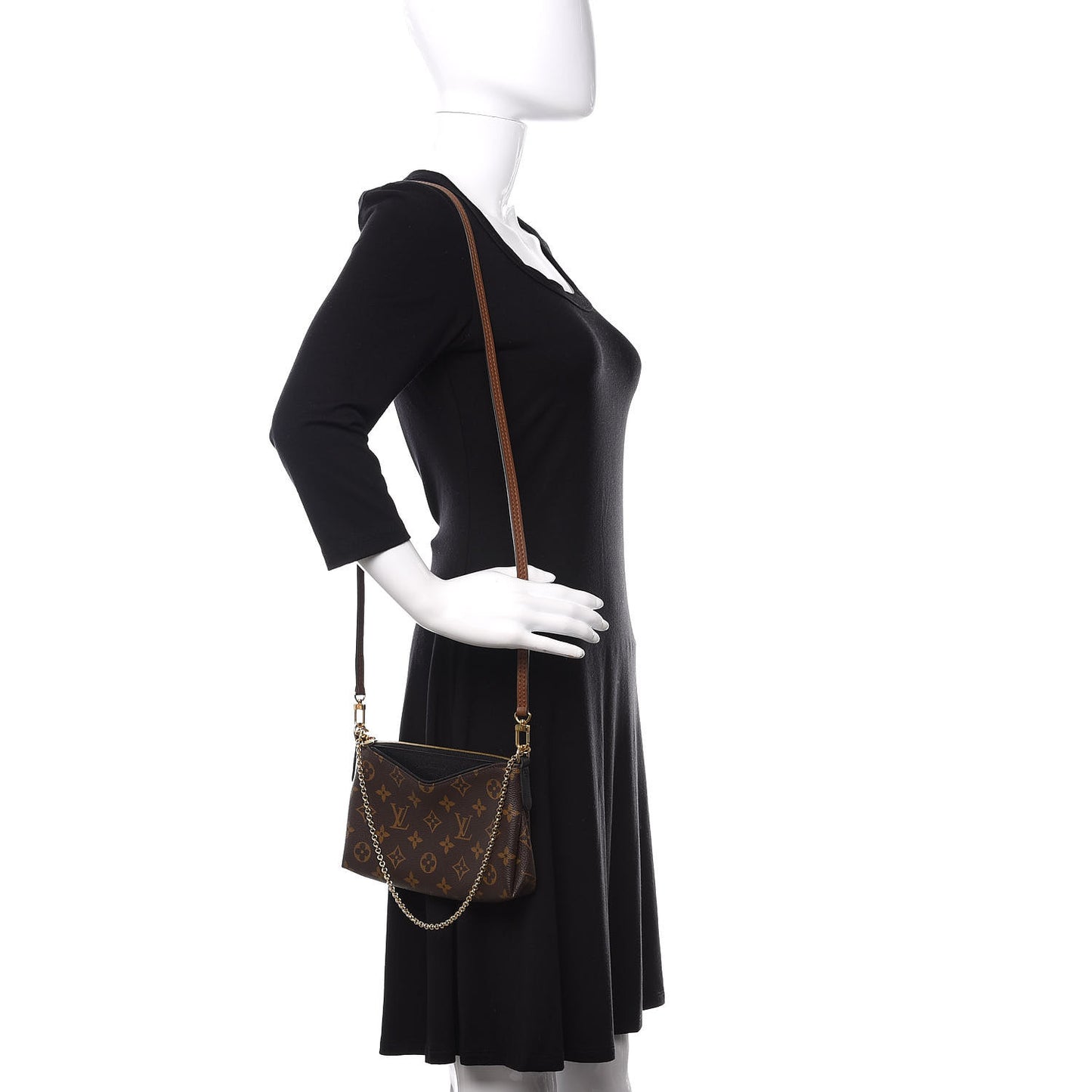 Monogram Pallas Clutch Black