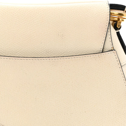 Christian Dior Grained Calfskin Mini Saddle Bag White 11 of 14