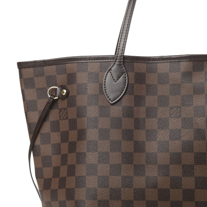Louis Vuitton Damier Ebene Neo Neverfull MM Rose Ballerine 9 of 16