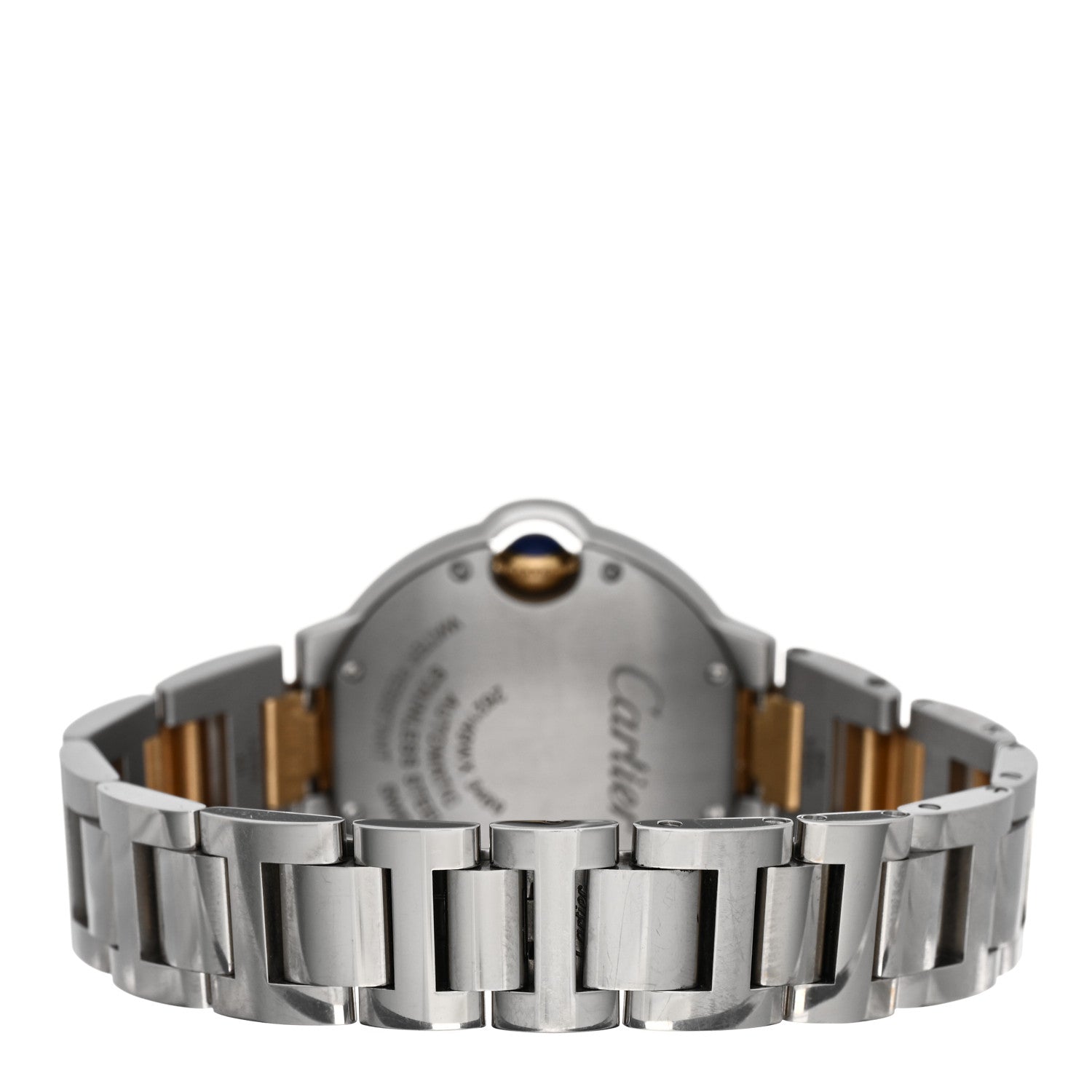 Cartier Stainless Steel 18K Yellow Gold 33mm Ballon Bleu De Cartier Automatic Watch 3 of 5