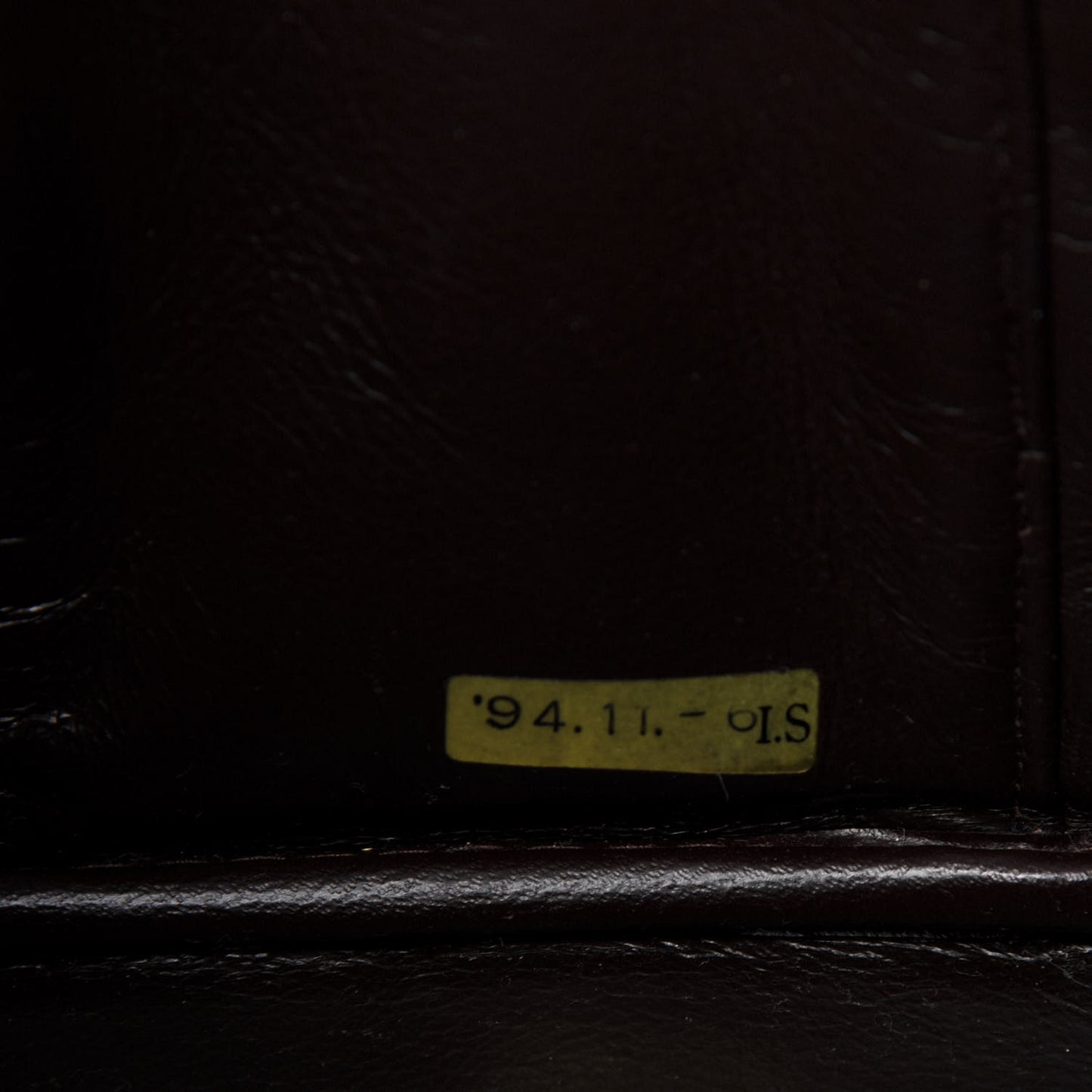 Lambskin Quilted Cosmetic Vanity Bag Brown