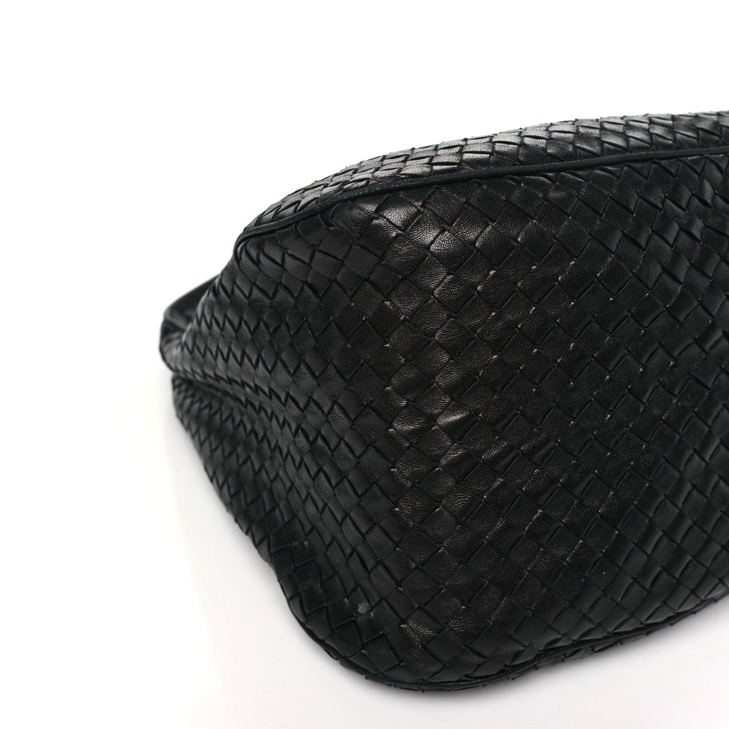 Bottega Veneta Nappa Intrecciato Drawstring Hobo Bag Black 9 of 13