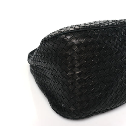 Bottega Veneta Nappa Intrecciato Drawstring Hobo Bag Black 9 of 13