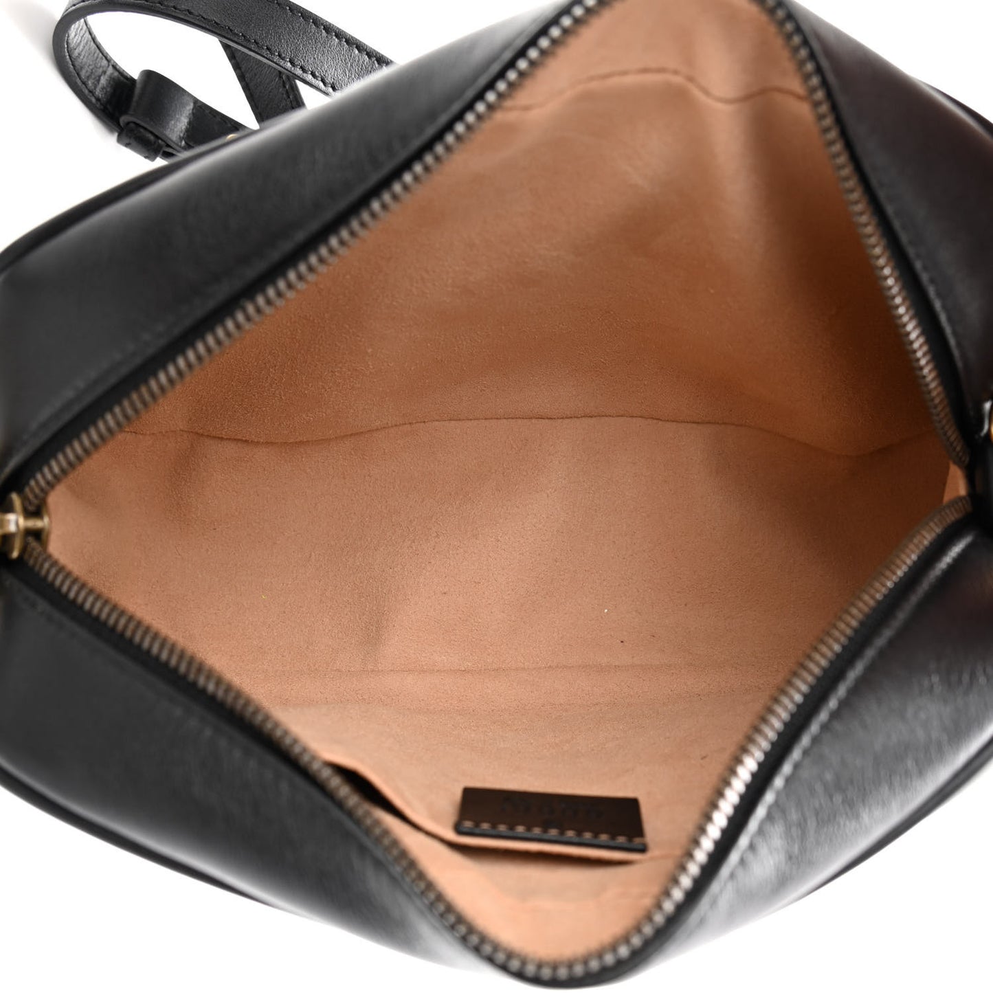 Calfskin Matelasse Small GG Marmont Chain Shoulder Bag Black