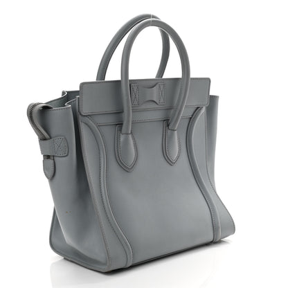 Celine Smooth Calfskin Mini Luggage Sky Blue 2 of 11