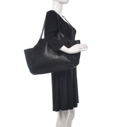Stella McCartney Shaggy Deer Falabella Reversible Tote Black 2 of 11