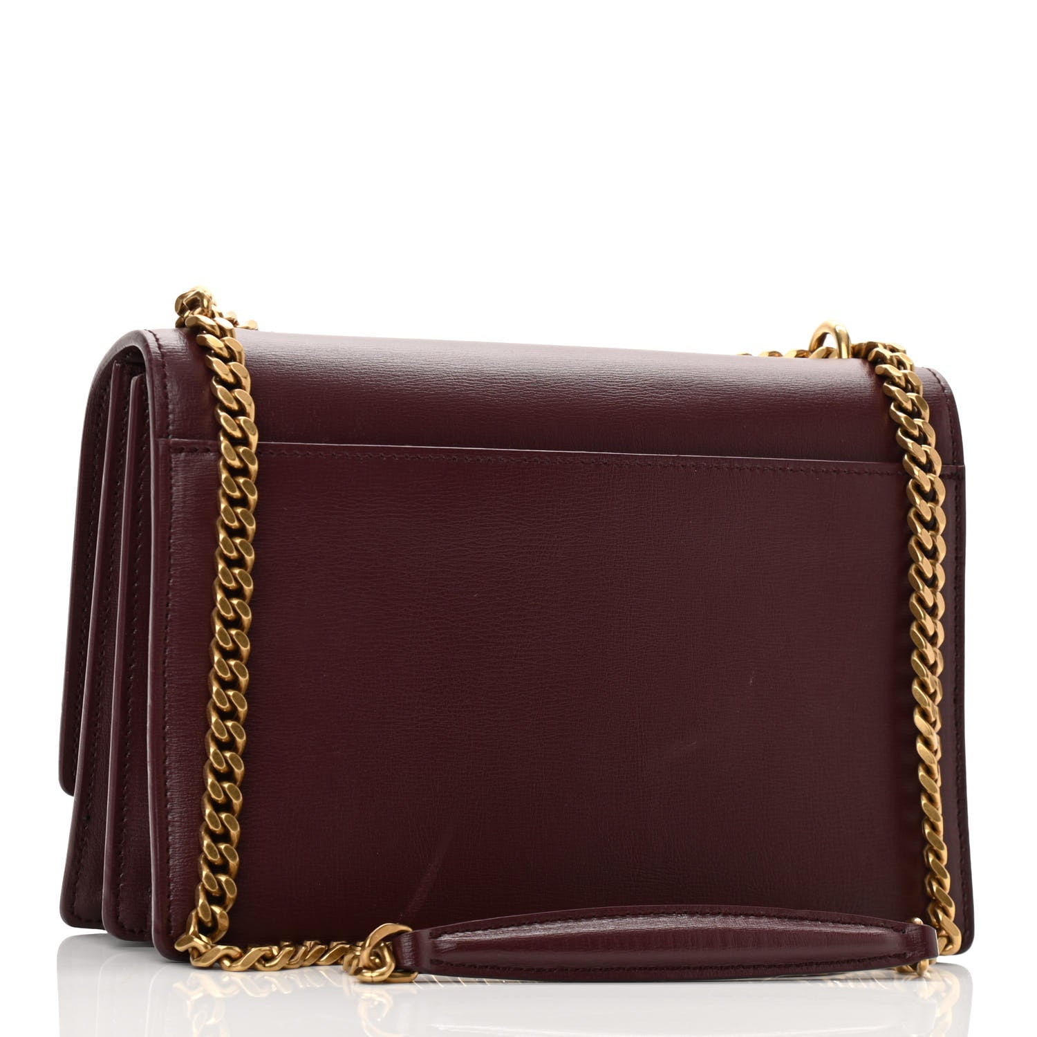 Saint Laurent Calfskin Medium Monogram Sunset Pallisandre 2 of 9