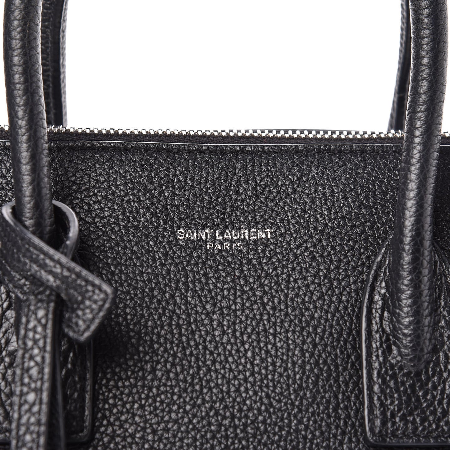 Grained Calfskin Baby Supple Sac De Jour Black
