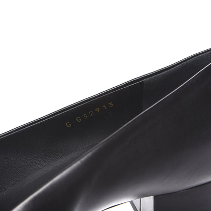 Chanel Lambskin Pearl Camellia Cap Toe Pumps 38.5 Black 9 of 11