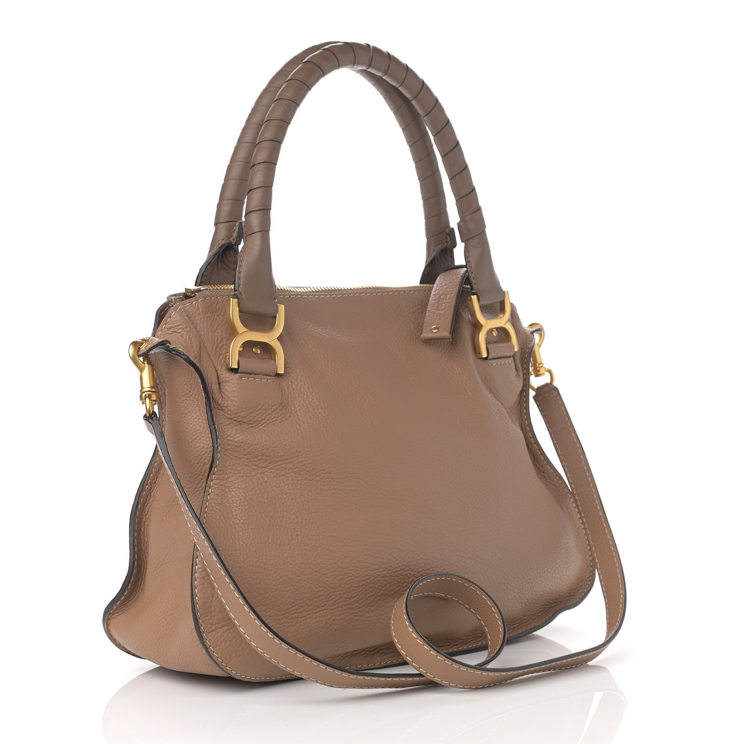 Chloe Calfskin Medium Marcie Satchel Nut 3 of 14