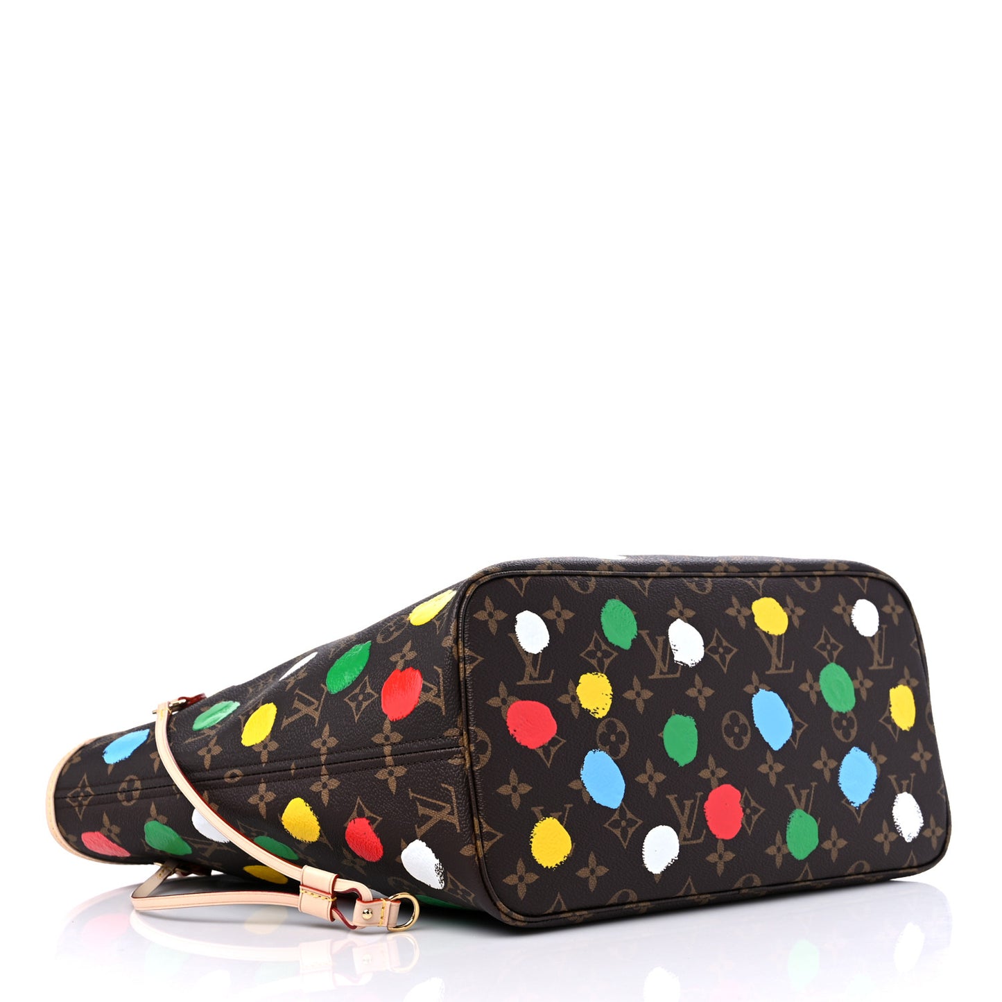 LV X YK Monogram Dots Neverfull MM