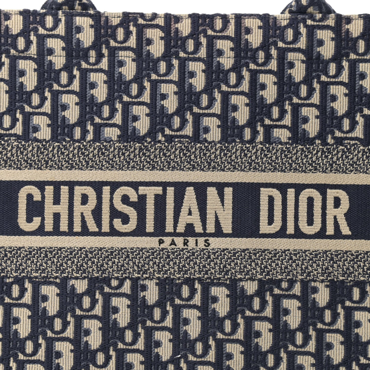 Christian Dior Oblique Medium Book Tote Blue Multicolor 8 of 11