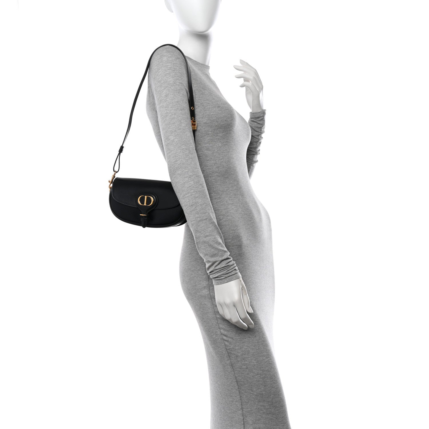 Christian Dior Box Calfskin East West Bobby Bag Black 3 of 9