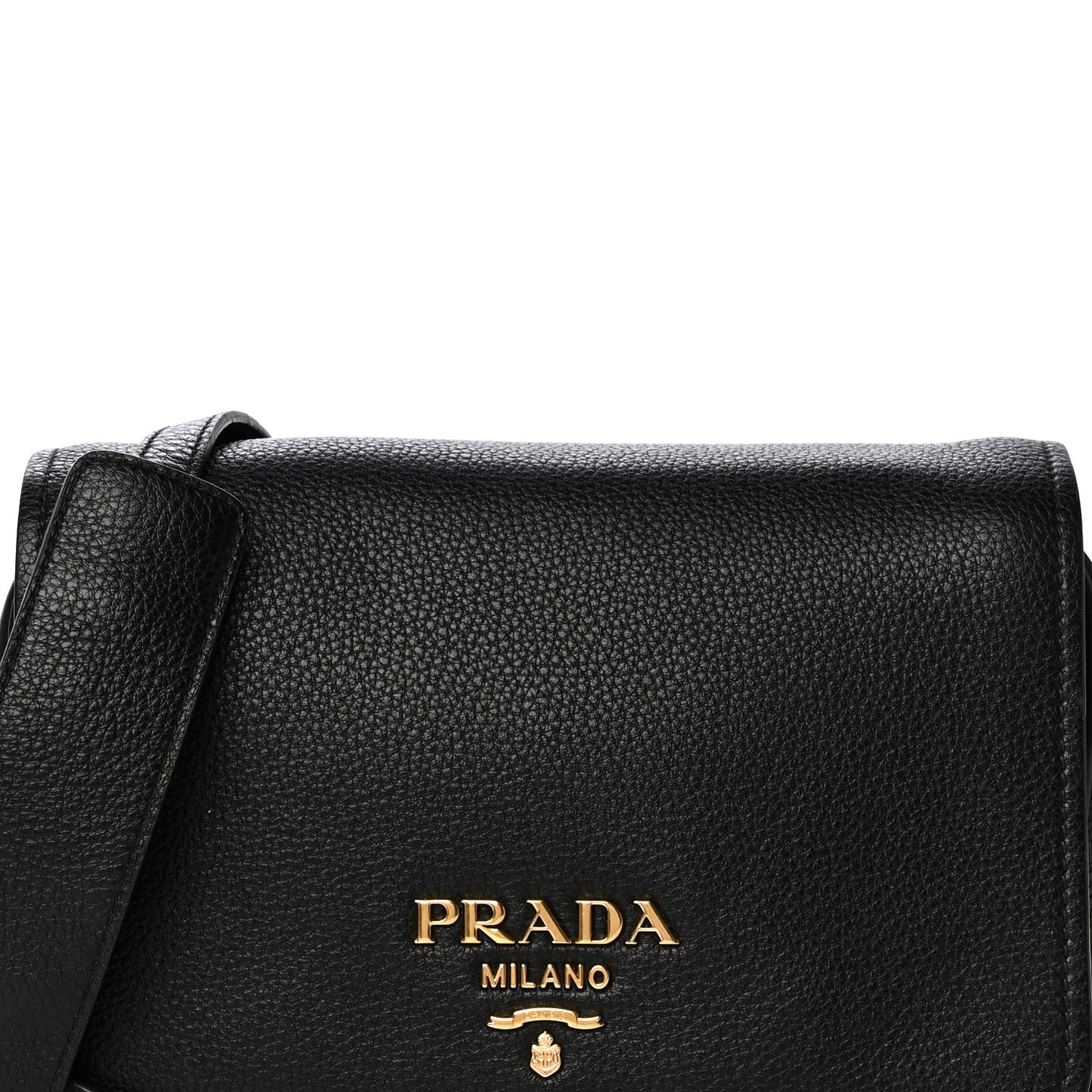 Vitello Phenix Crossbody Bag Black