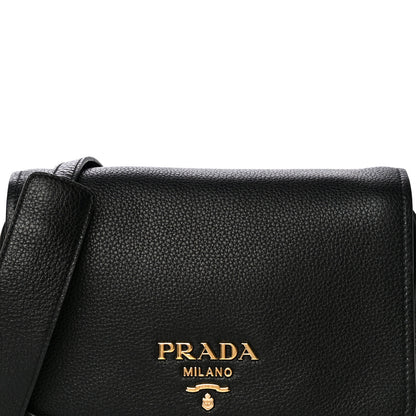Prada Vitello Phenix Crossbody Bag Black 7 of 11