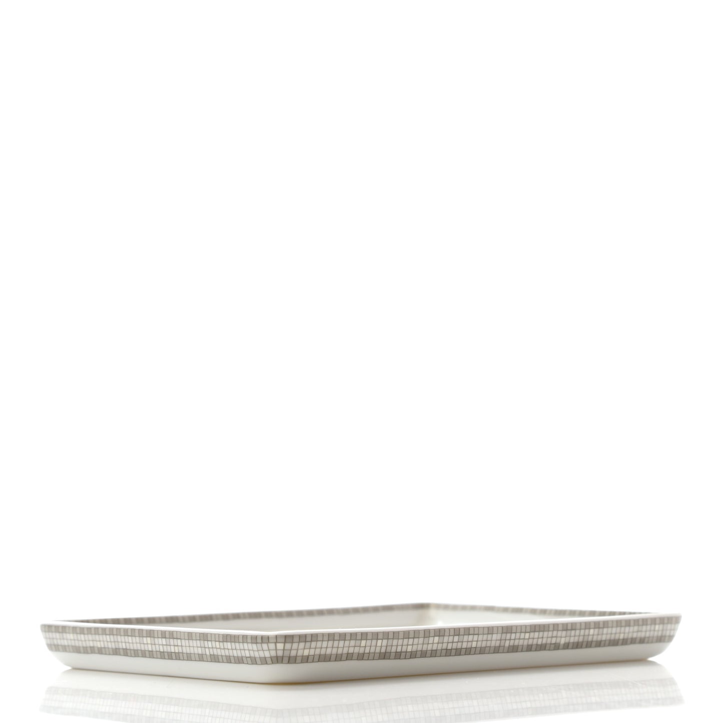 Porcelain Mosaique Au 24 Sushi Plate Platine