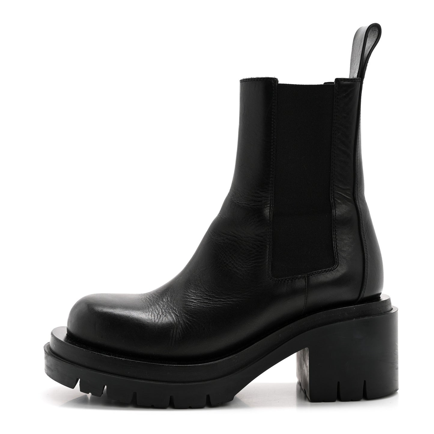 Calfskin The Lug Chelsea 30/70mm Ankle Boots 37.5 Black