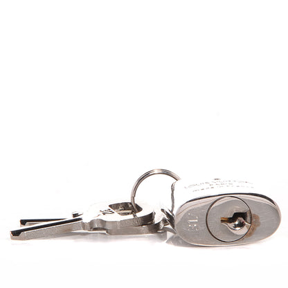 Louis Vuitton Polished Silver Lock and Key Set 3 of 4