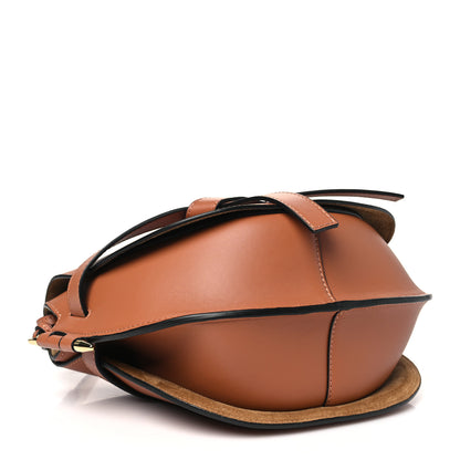 Loewe Calfskin Jacquard Small Gate Dual Bag Tan 4 of 9
