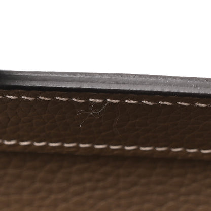 Celine Drummed Calfskin Micro Luggage Souris 10 of 10