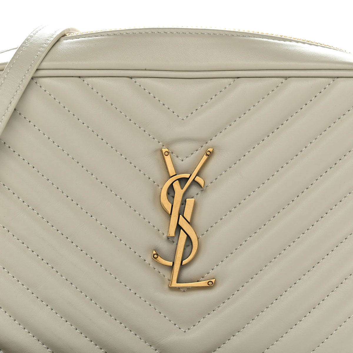 Calfskin Matelasse Monogram Lou Camera Bag Blanc Vintage