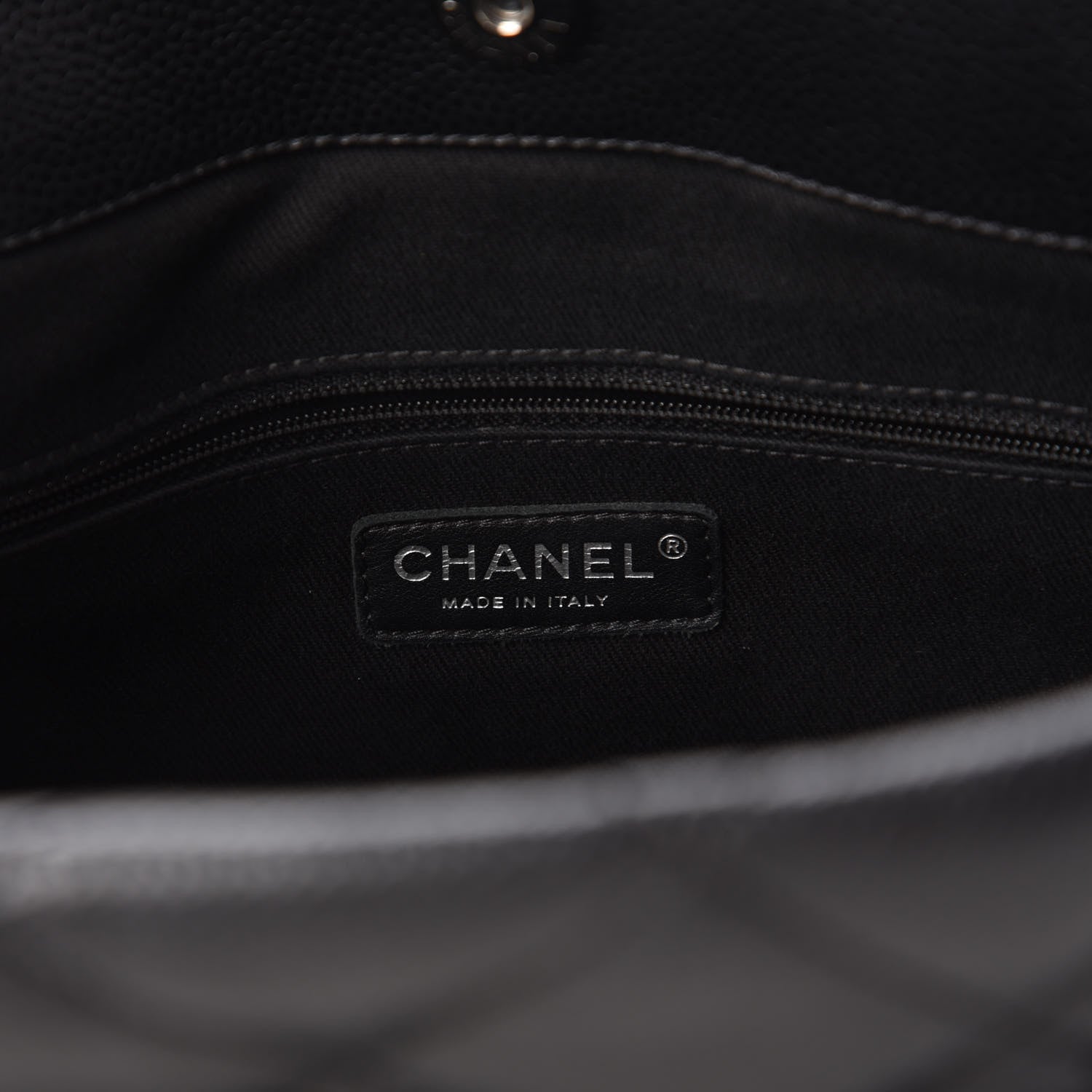 Chanel Caviar Quilted Timeless CC Soft Tote Black 8 of 10