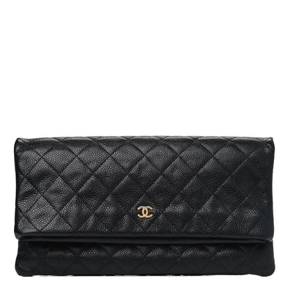 Chanel Caviar Quilted CC Beauty Clutch Black 1 of 4