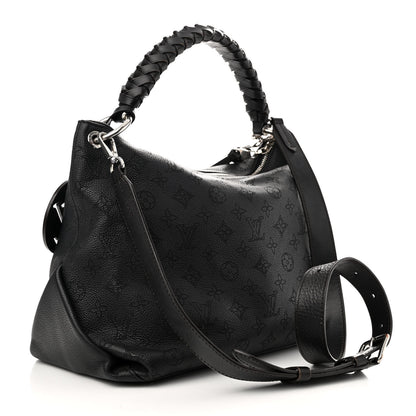 Louis Vuitton Mahina Beaubourg Hobo MM Black 3 of 10