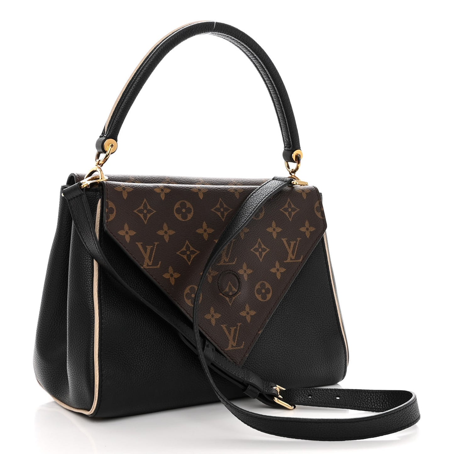 Monogram Double V Black