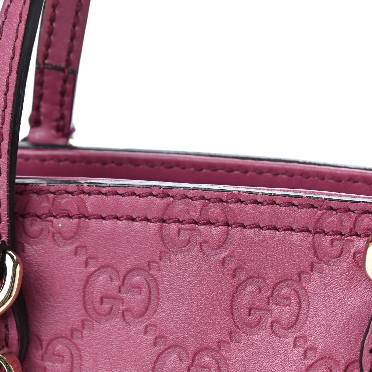 Guccissima Mini Bree Top Handle Bag Peonia Flower