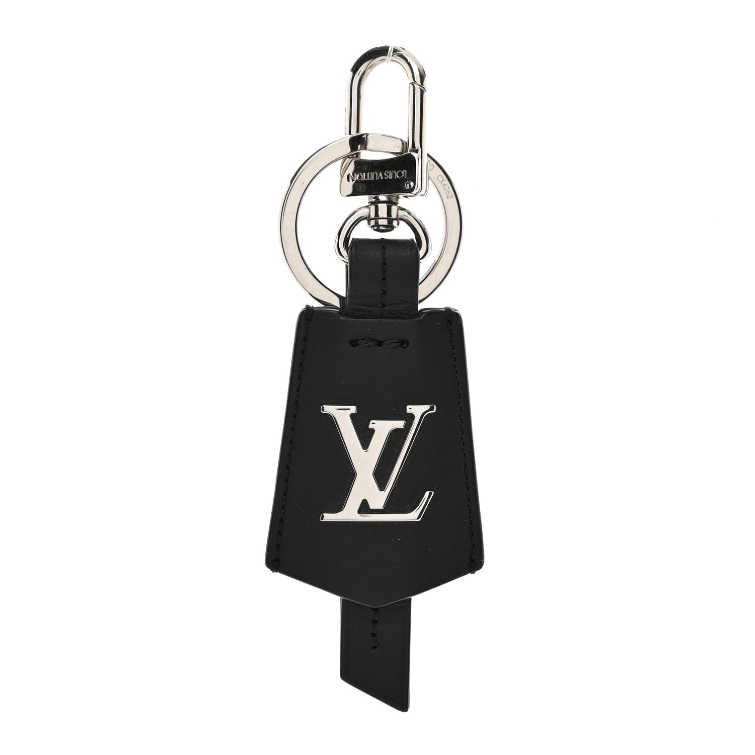 Louis Vuitton Calfskin Clochette Bag Charm Key Holder Black 1 of 4