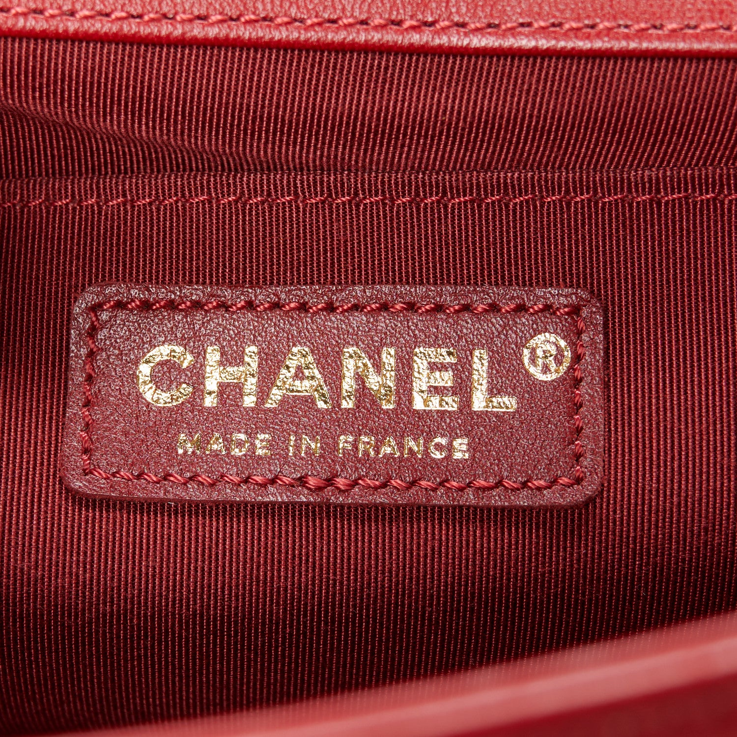 Chanel Lambskin Quilted Medium Boy Flap Red 6 of 10