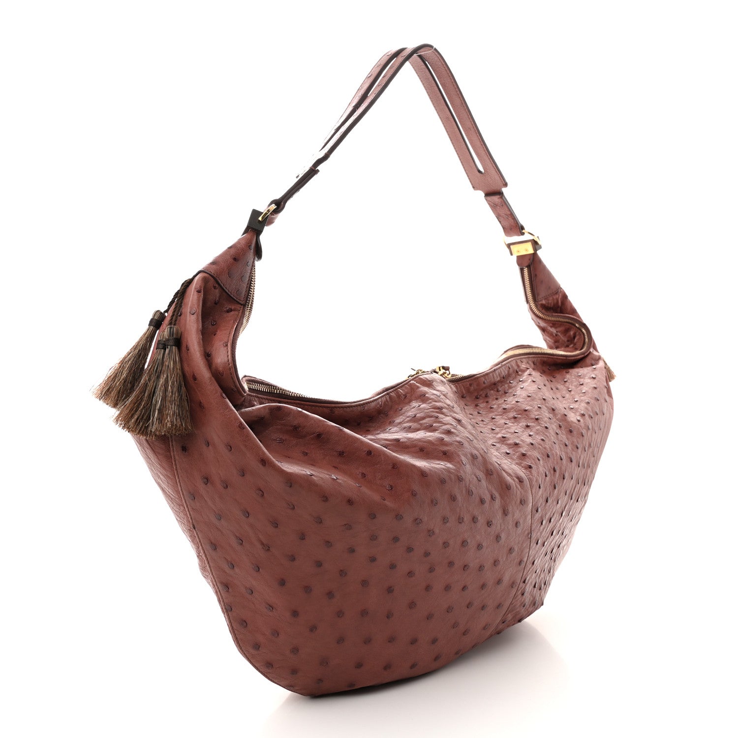 The Row Ostrich Sling 15 Hobo Brown 3 of 11