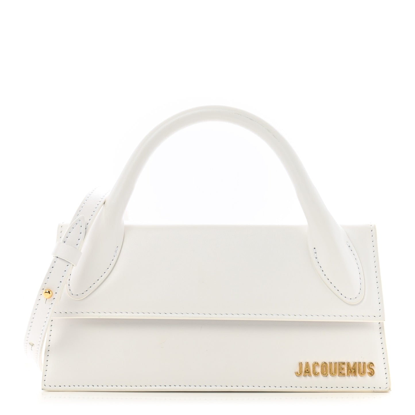 Smooth Calfskin Le Chiquito Long White