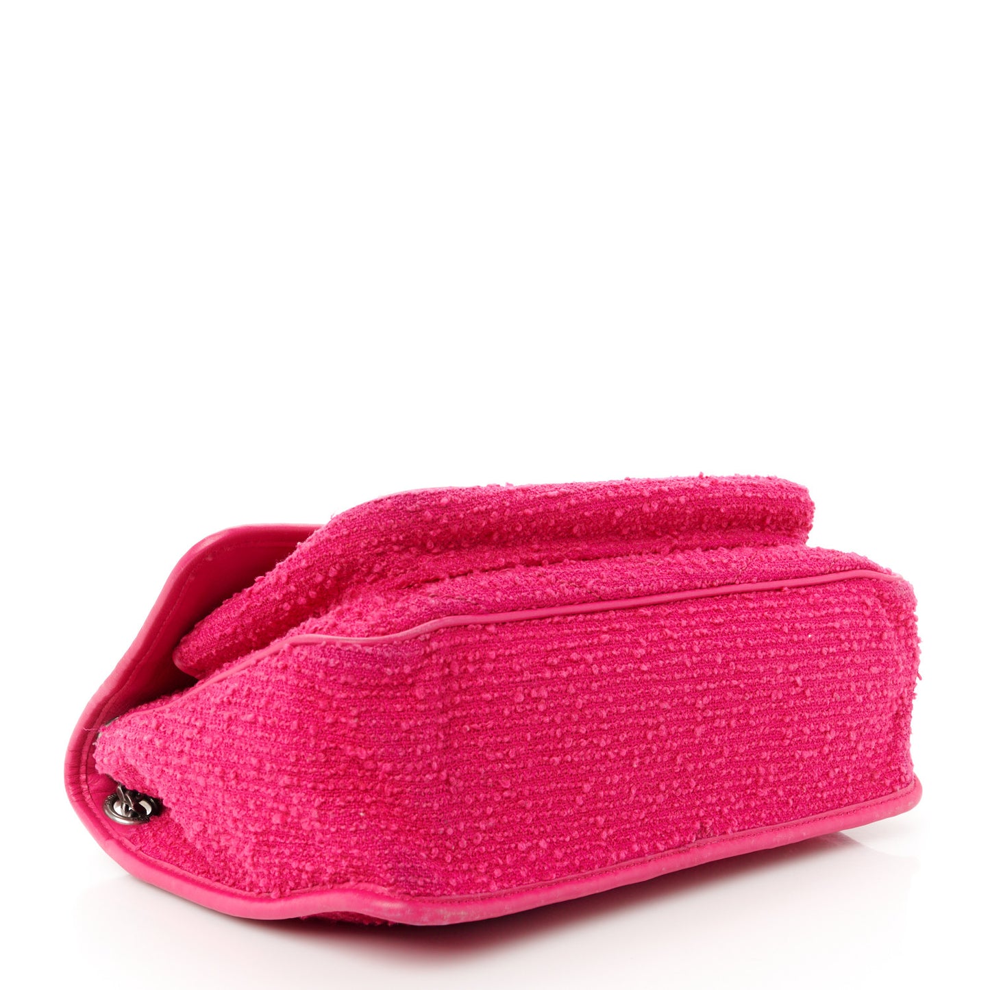 Boucle Tweed Monogram Medium Niki Chain Satchel Pink