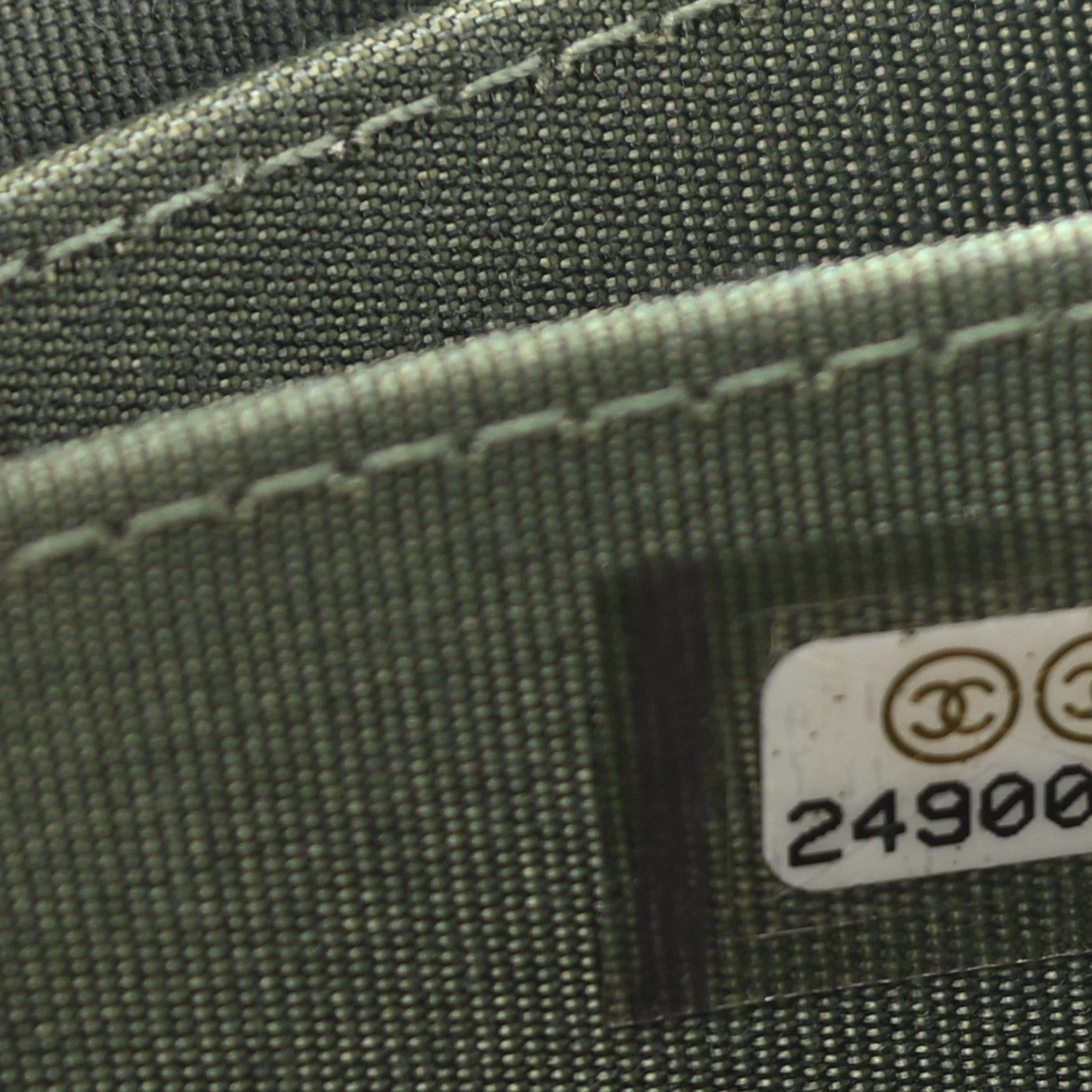 Chanel Lambskin Quilted Boy Zip Around Coin Purse Wallet Light Green 7 of 8
