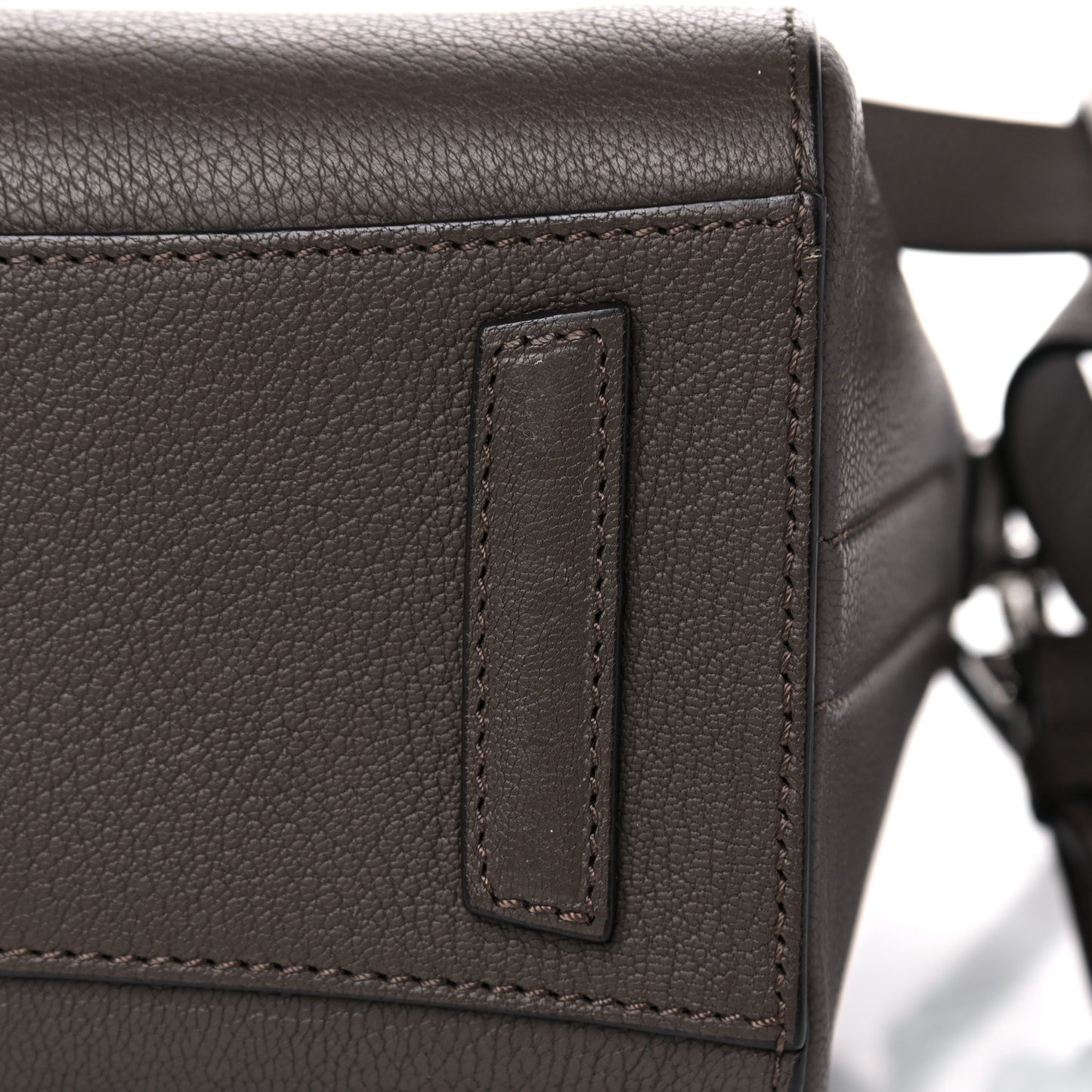 Sugar Goatskin Mini Antigona Heather Grey